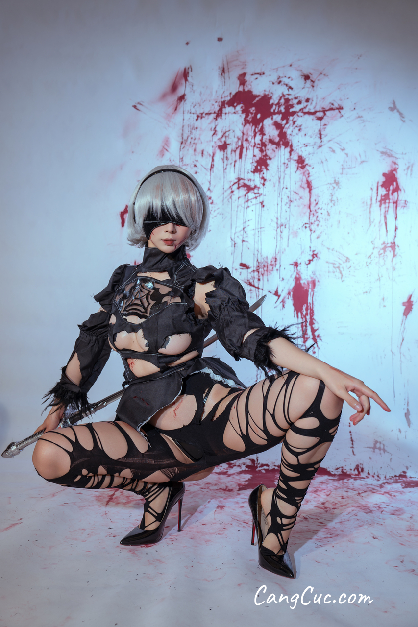 Coser@云溪溪 (Yunx1x1) & 奶桃 – 2B本 YoRHa No.2 Type B 下 ảnh 76